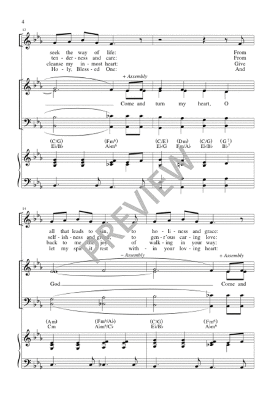 Turn My Heart, O God Turn My Heart, O God 4-Part scores gallery preview page 4
