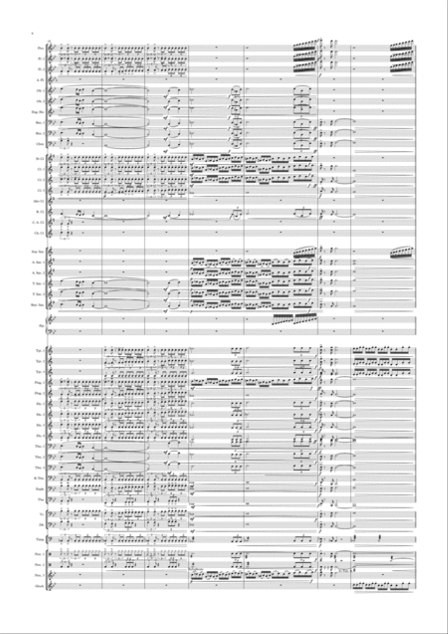 Alegria by Jannes Jacobs Concert Band scores gallery preview page 4