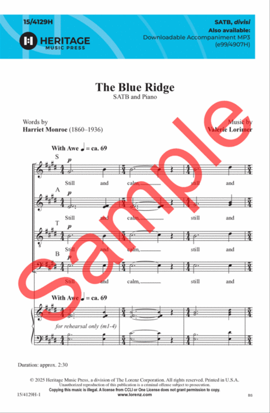 The Blue Ridge Choir - Sheet Music page 2
