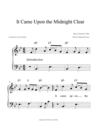 Book cover for It Came Upon the Midnight Clear (Beginner)