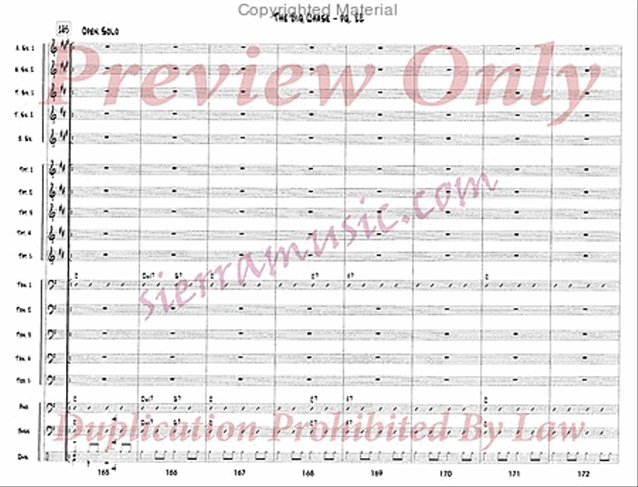 The Big Chase Jazz Ensemble scores gallery preview page 23