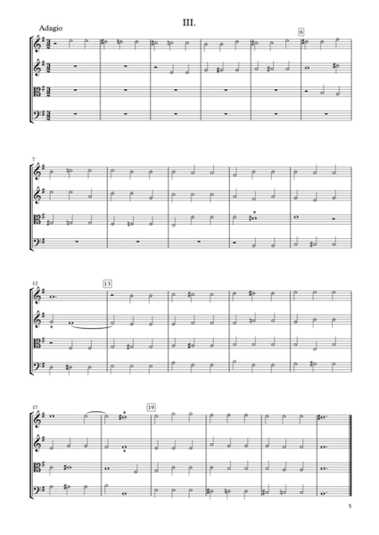 Sonata Op.34-3 for String Quartet image number null