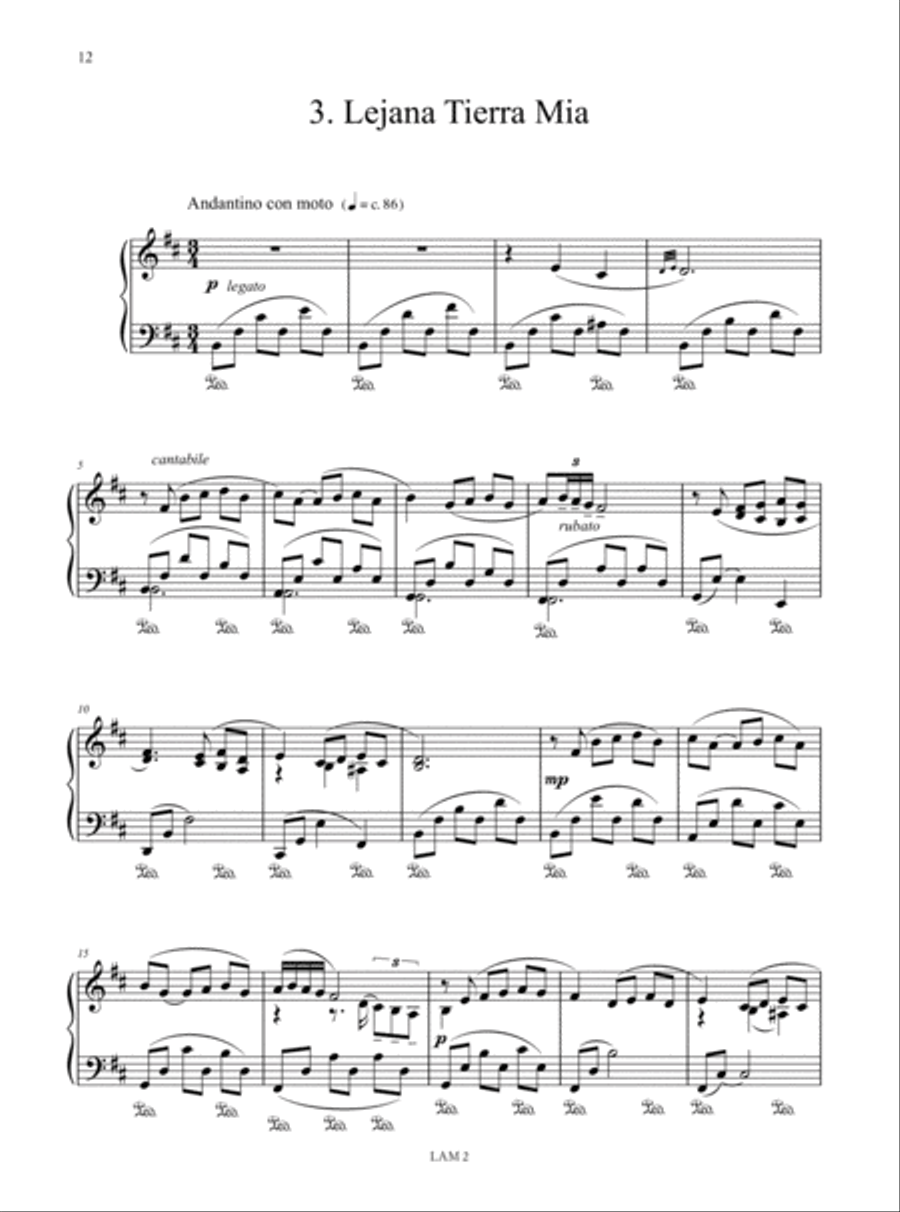 Bacalov Plays Gardel. Selected Greatest Hits by Carlos Gardel arranged for Piano Solo by Luis Bacalov Piano Solo scores gallery preview page 4