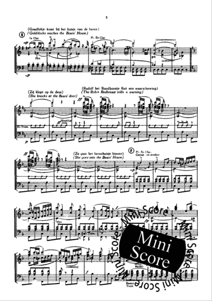 The Three Bears Concert Band scores gallery preview page 6