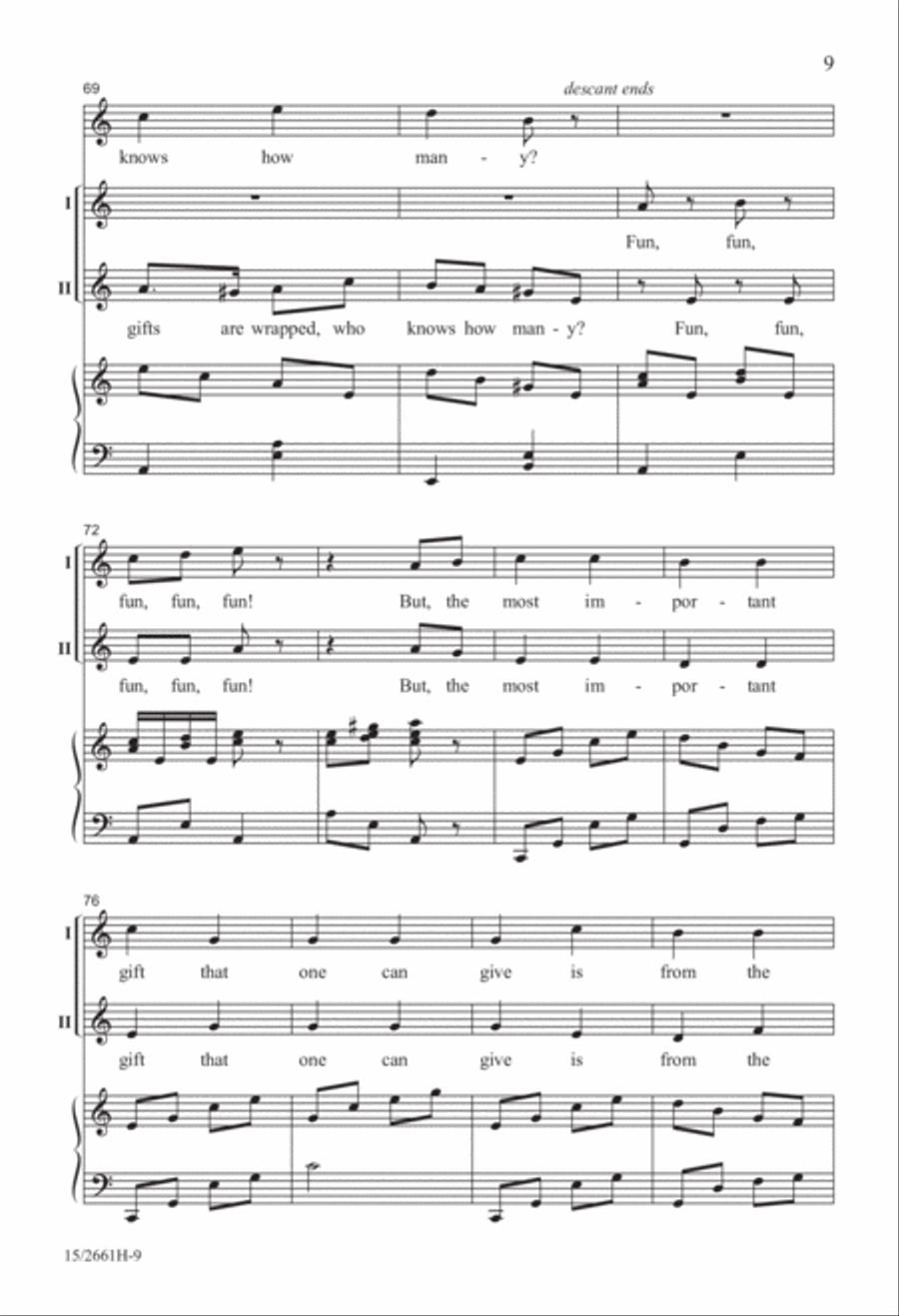 Fun, Fun, Fun! Fun, Fun, Fun! 2-Part scores gallery preview page 10
