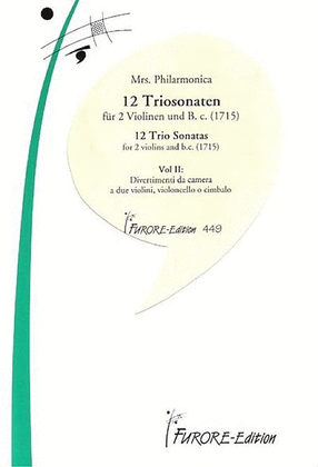 Book cover for Triosonaten Vol II: Divertimenti da camera