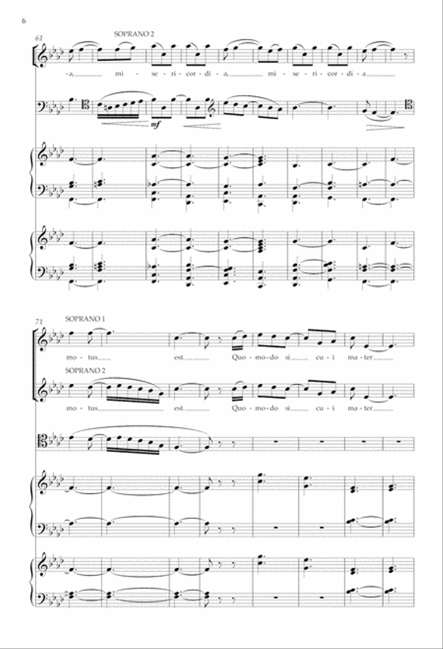 Beati II: Pro alios curantibus (For those that care for others) SSA scores gallery preview page 5