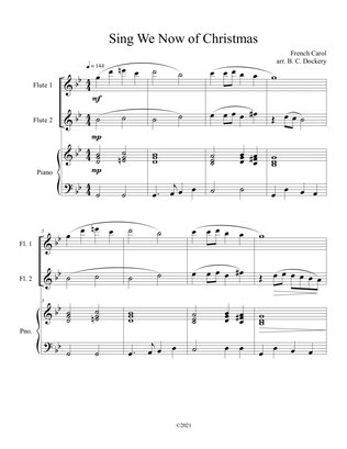 Sing We Now of Christmas (Flute Duet with Piano Accompaniment)