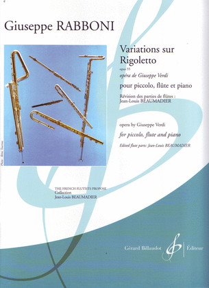 Book cover for Variations Sur Rigoletto