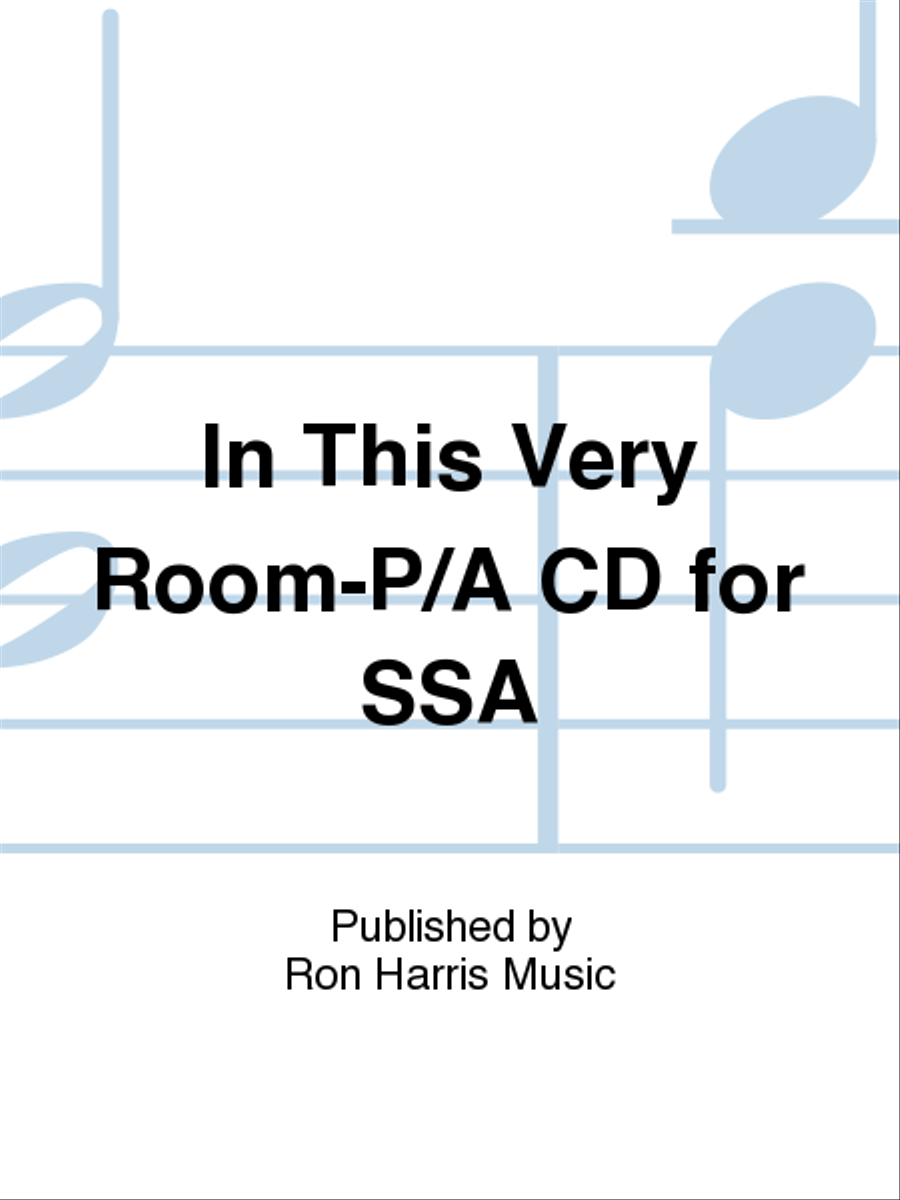 In This Very Room-P/A CD For Ssa SSA scores gallery preview page 1