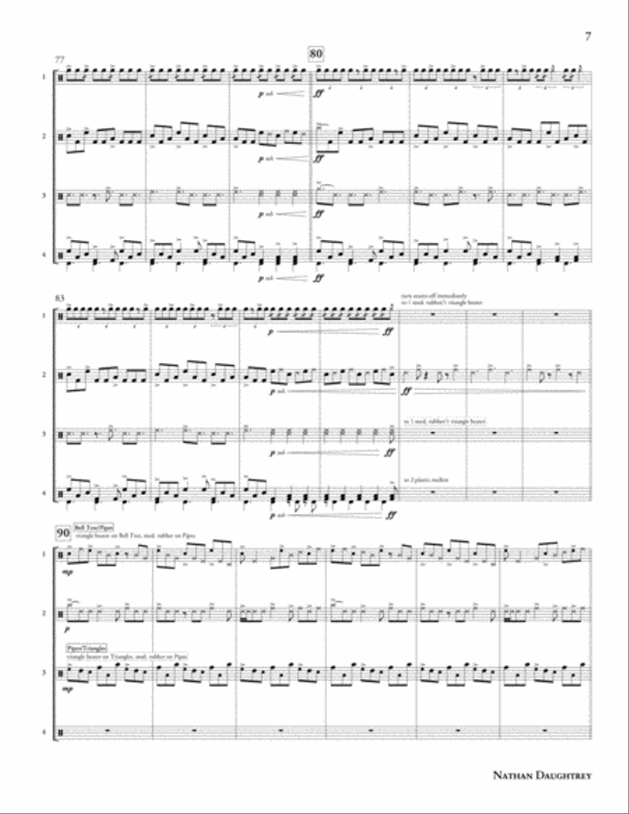 Fever Dream Percussion Ensemble scores gallery preview page 9