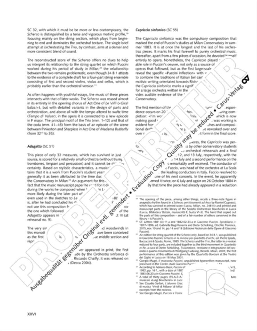 Edizione Nazionale delle Opere di Giacomo Puccini. II. Instrumental music; 1. Works for orchestra (vol. II/1) Score scores gallery preview page 27
