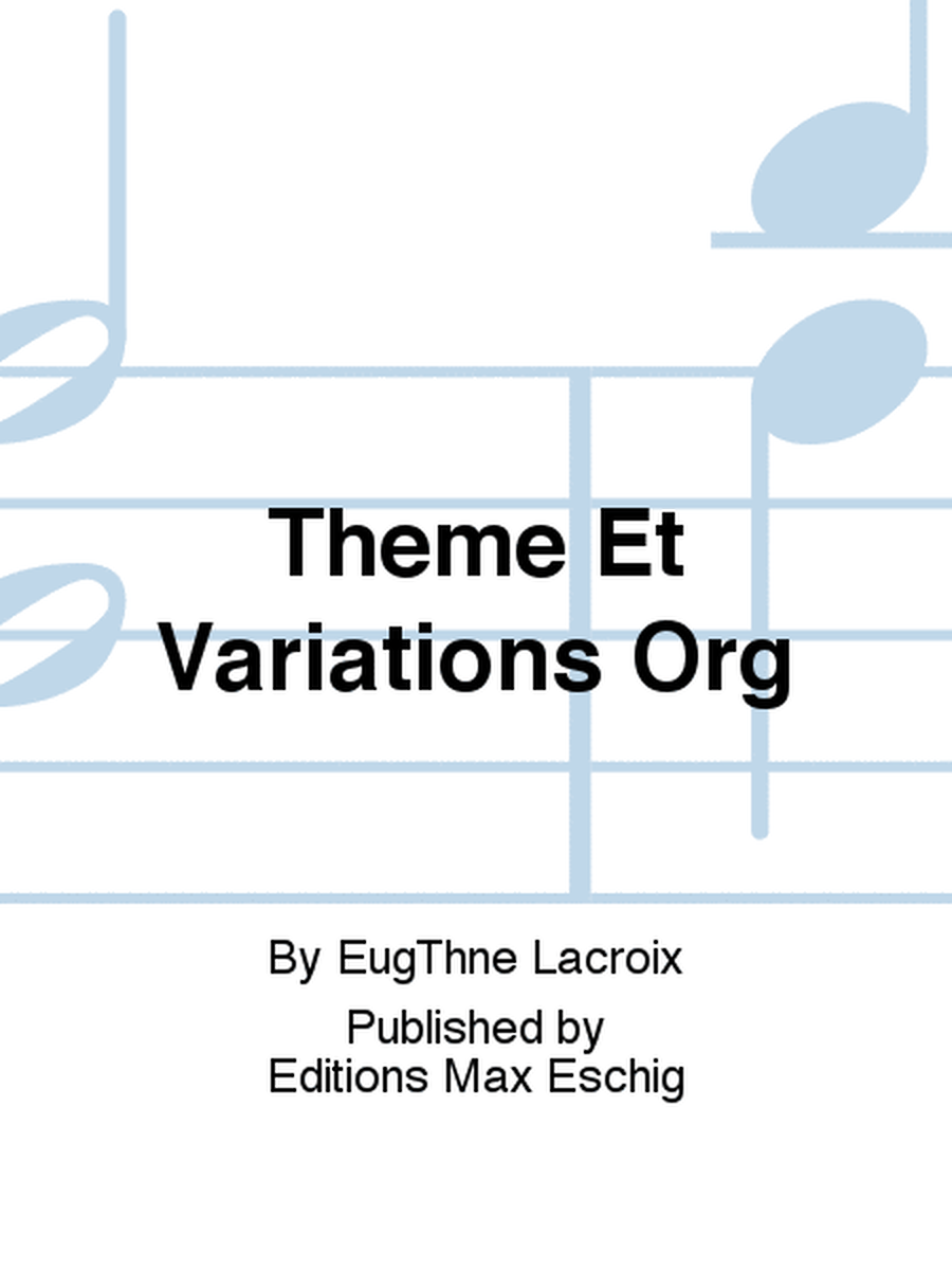 Themes Et Variations Org