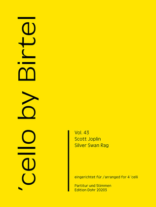 Book cover for Silver Swan Rag (für vier Violoncelli)
