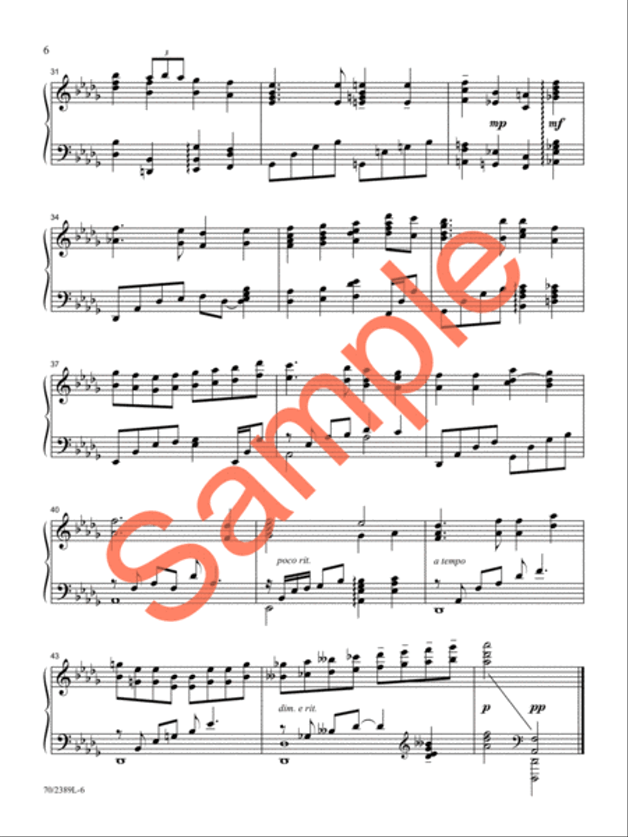 The Rugged Cross, the Empty Tomb Piano Solo scores gallery preview page 6