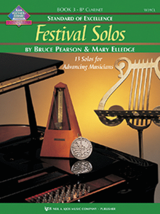 Book cover for Standard of Excellence: Festival Solos, Book 3 - Bass Clarinet