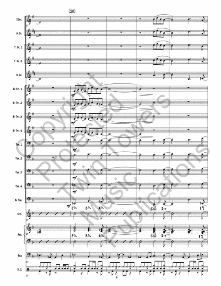 Sunset Key Sunset Key Jazz Ensemble scores gallery preview page 5