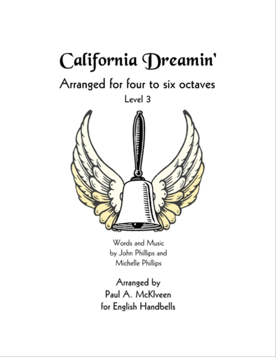 California Dreamin' California Dreamin' Handbell Choir scores gallery preview page 1