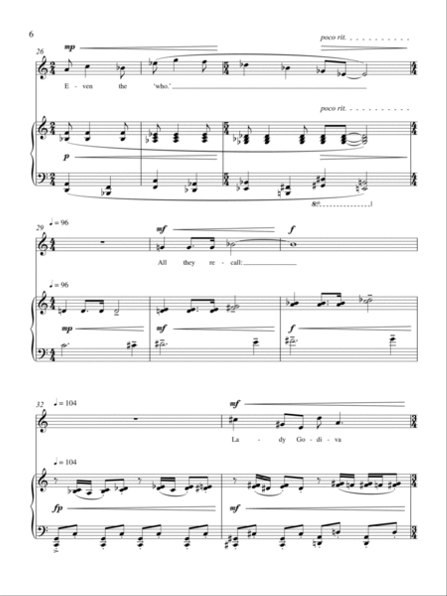 Godiva Godiva Mezzo-Soprano Voice scores gallery preview page 6