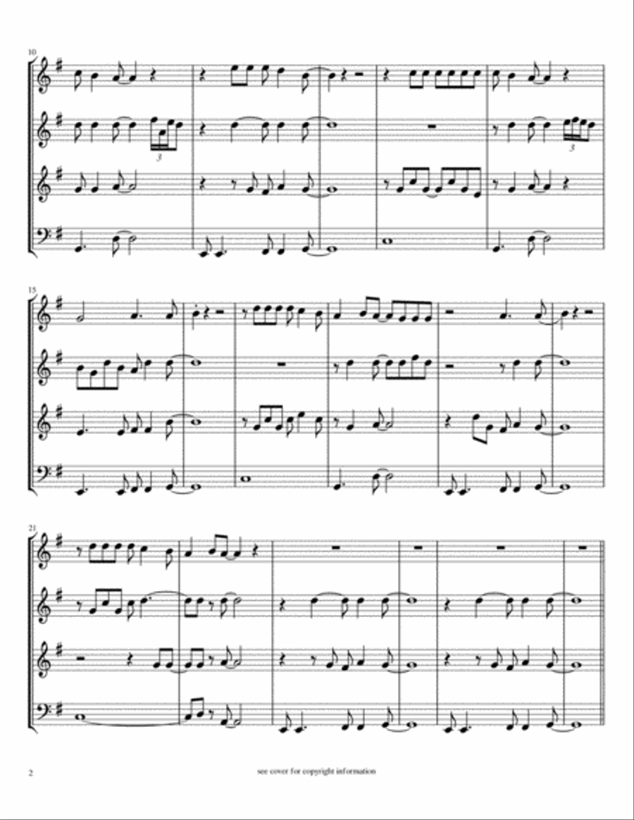 Shallow Woodwind Quartet scores gallery preview page 3