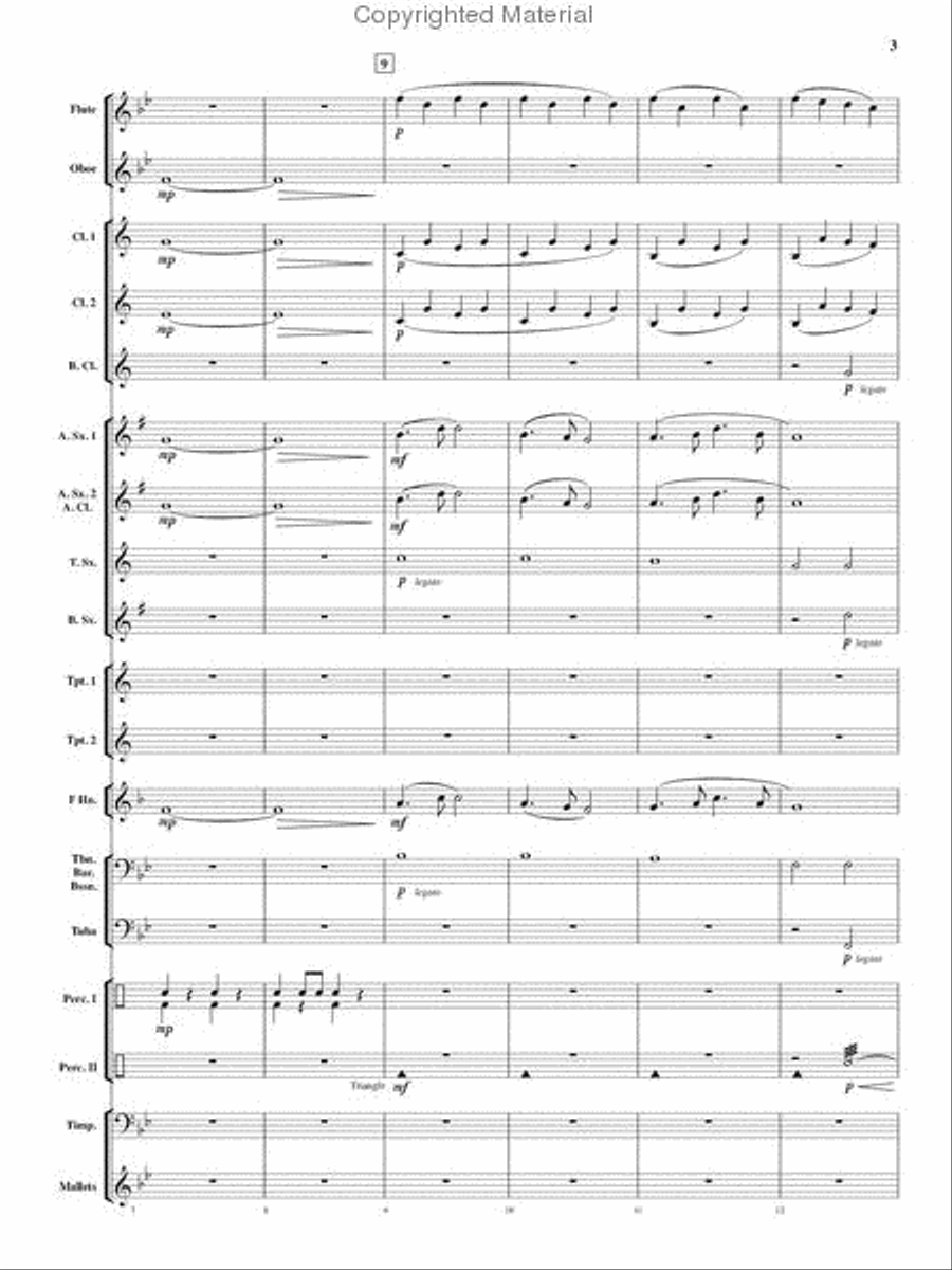 Fanfare for a New World Concert Band scores gallery preview page 3