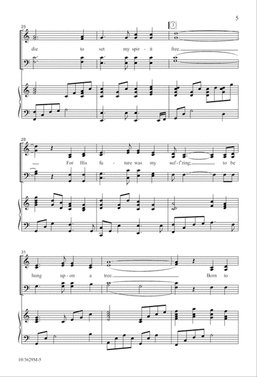 He Was Born to Die 4-Part scores gallery preview page 5