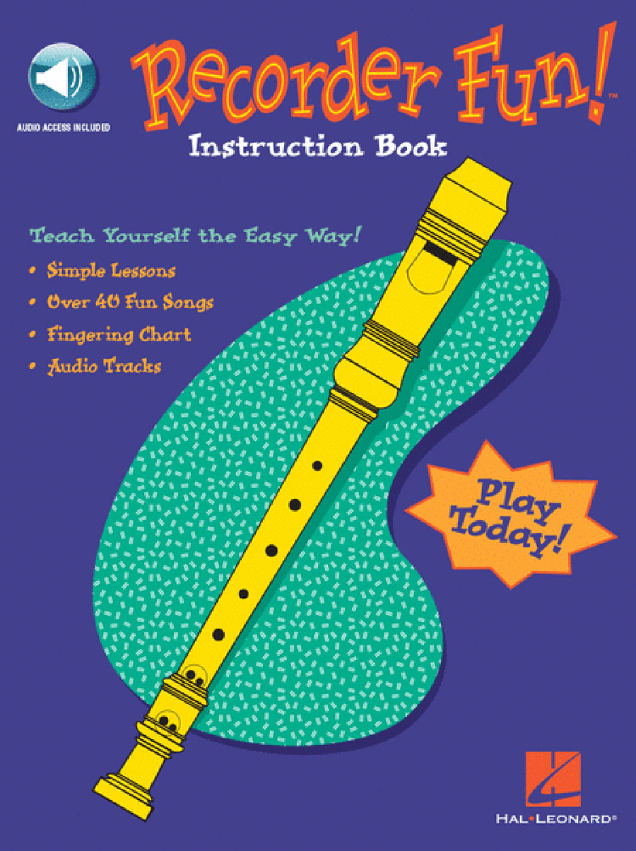 Recorder Fun! Teach Yourself the Easy Way! image number null