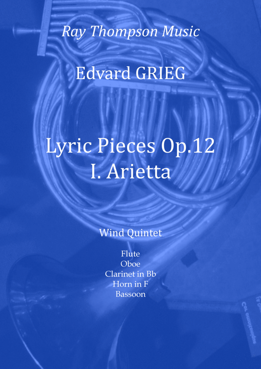 Grieg: Lyric Pieces Op.12 No.1 "Arietta"- wind quintet image number null