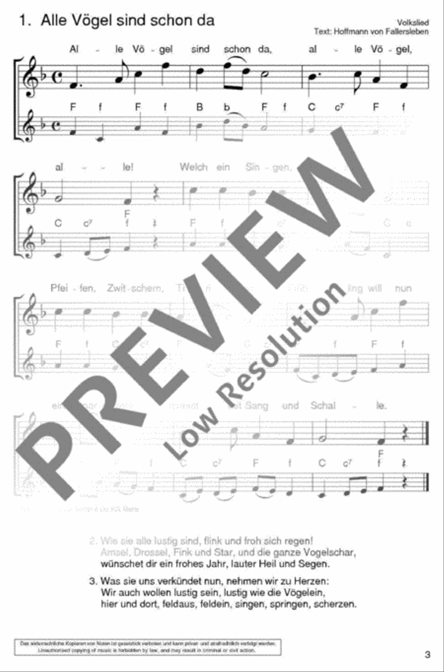 Die schönsten Volks- und Kinderlieder Accordion scores gallery preview page 4