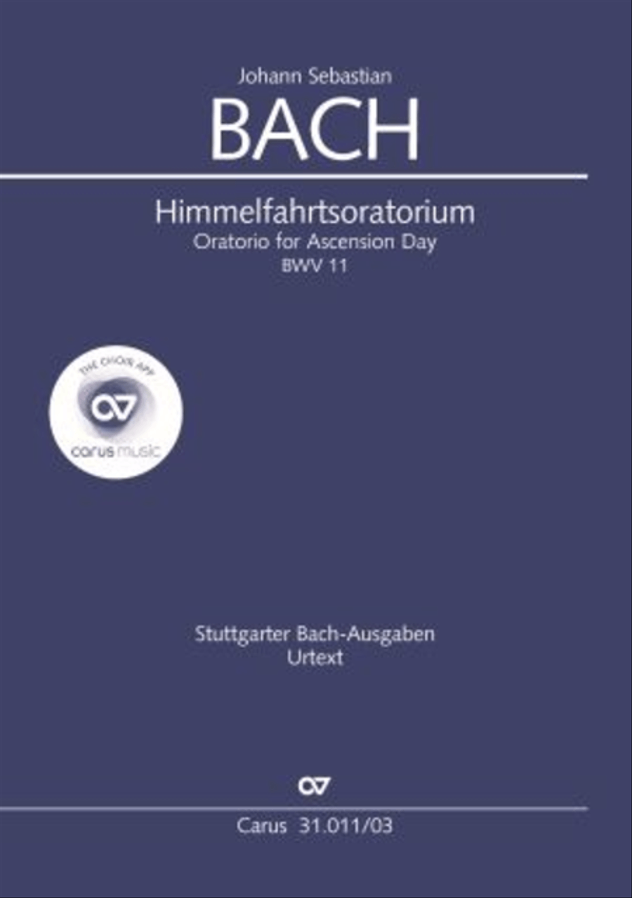 Lobet Gott in seinen Reichen (Himmelfahrtsoratorium) 4-Part scores gallery preview page 1