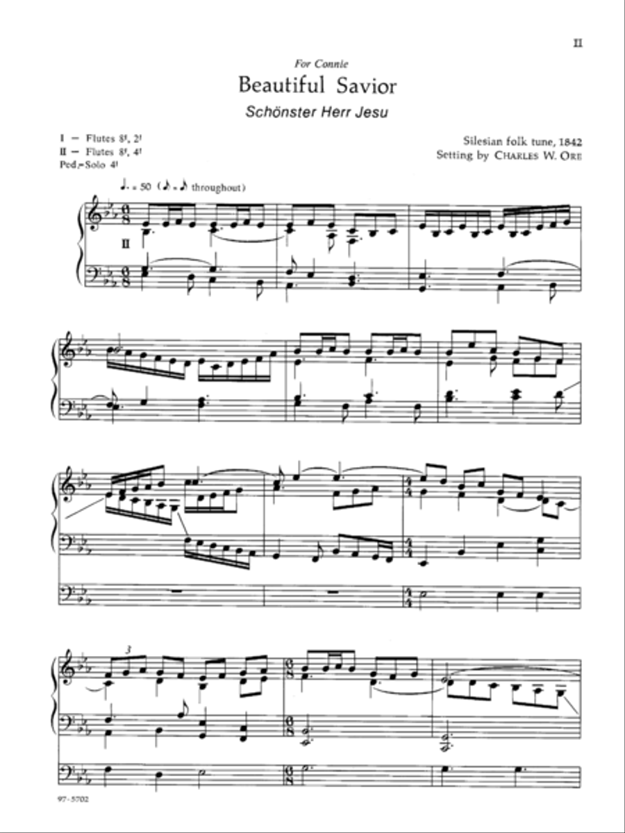 Eleven Compositions for Organ, Set III Organ scores gallery preview page 5