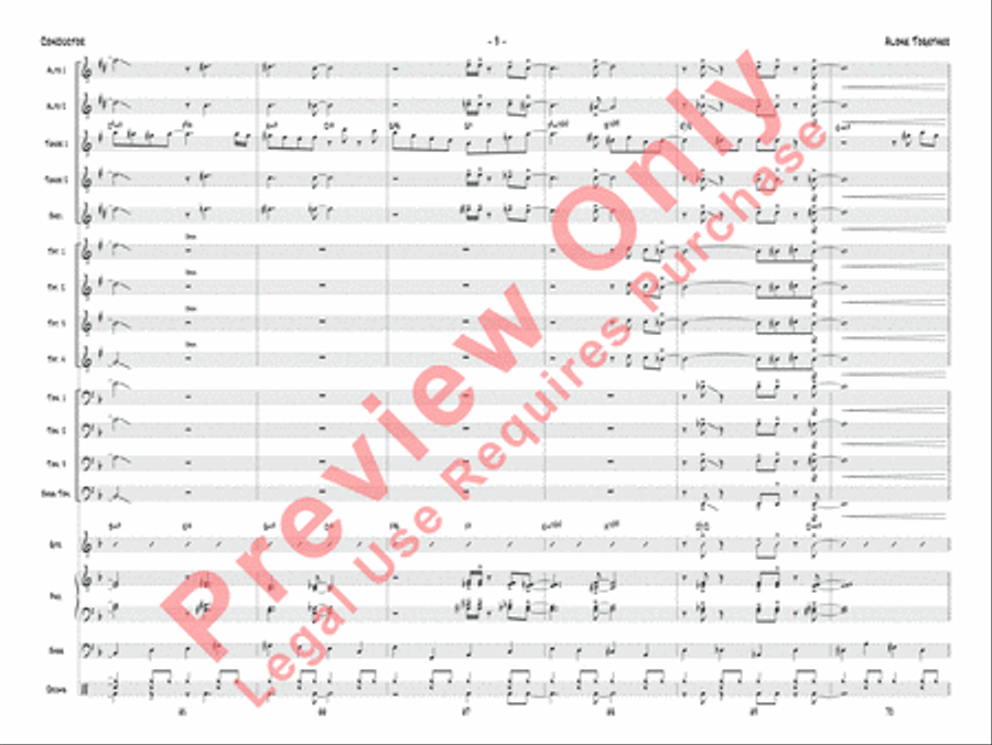 Alone Together Jazz Ensemble scores gallery preview page 12