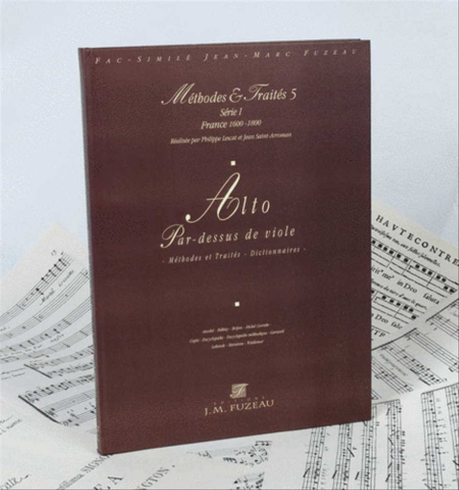 Methods & Treatises Viola & Pardessus de viole - France 1600-1800 Viola scores gallery preview page 1