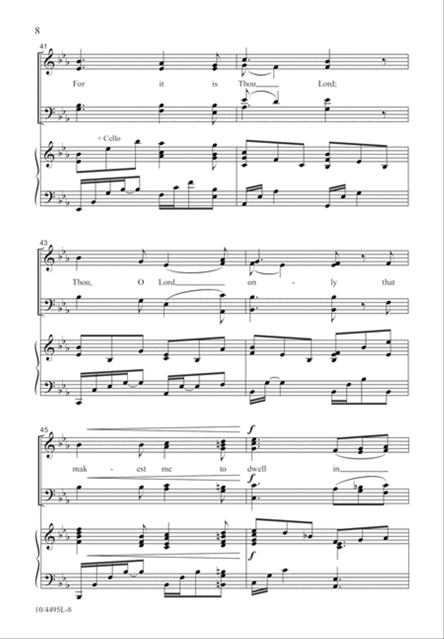 Lead Me, Lord Lead Me, Lord 4-Part scores gallery preview page 9
