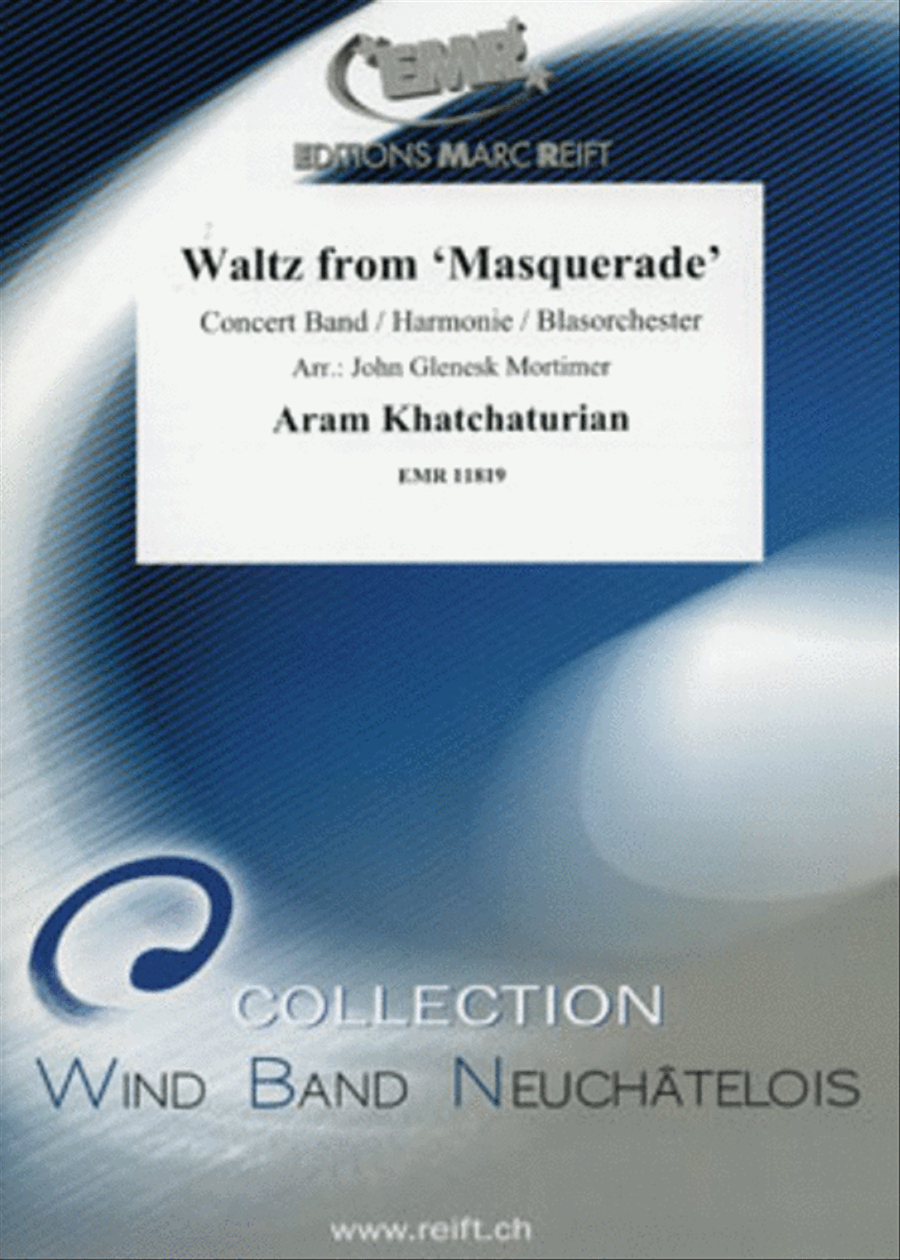 Waltz from Masquerade Concert Band scores gallery preview page 1