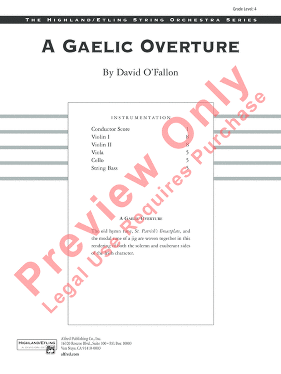 A Gaelic Overture image number null