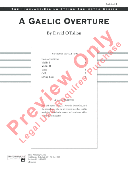 A Gaelic Overture image number null
