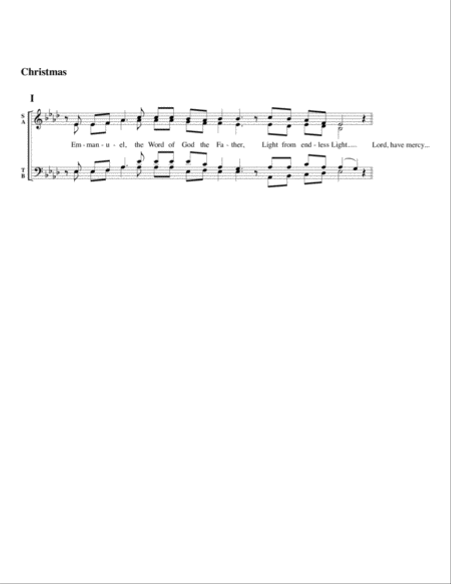 Morning Star Mass Morning Star Mass 4-Part scores gallery preview page 6