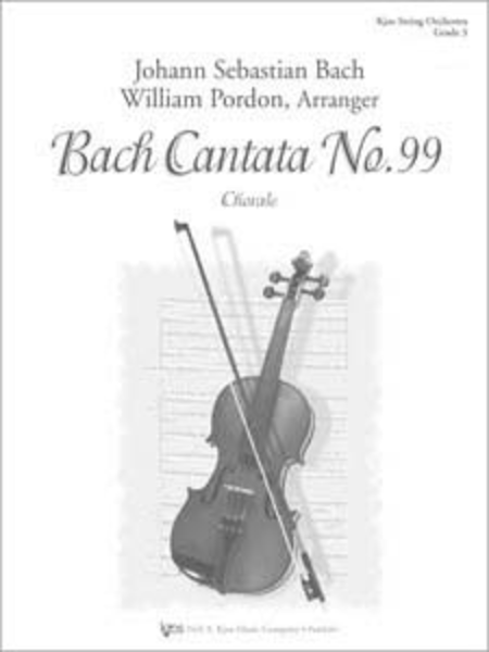 Bach Cantata No. 99 - Score