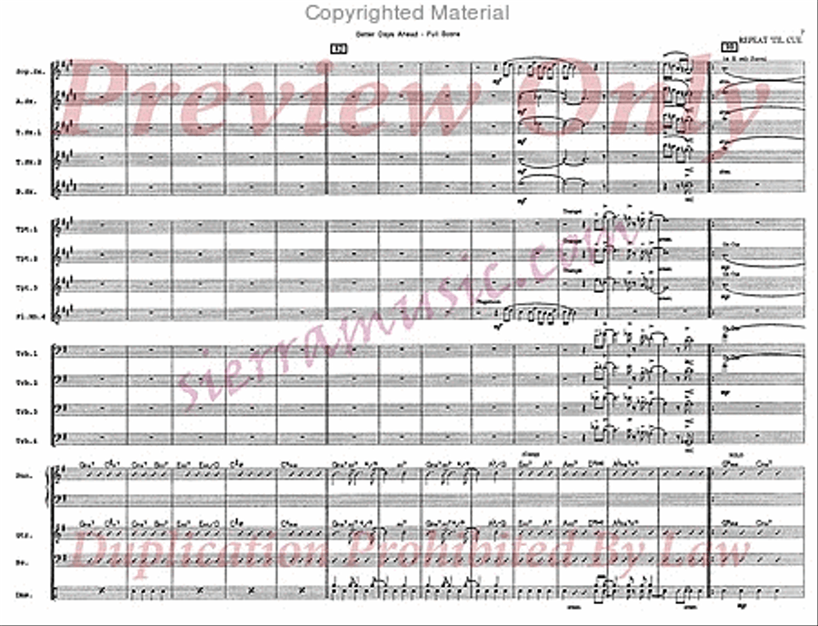 Better Days Ahead Big Band scores gallery preview page 8