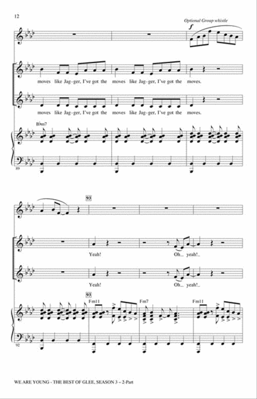 We Are Young We Are Young 2-Part scores gallery preview page 3