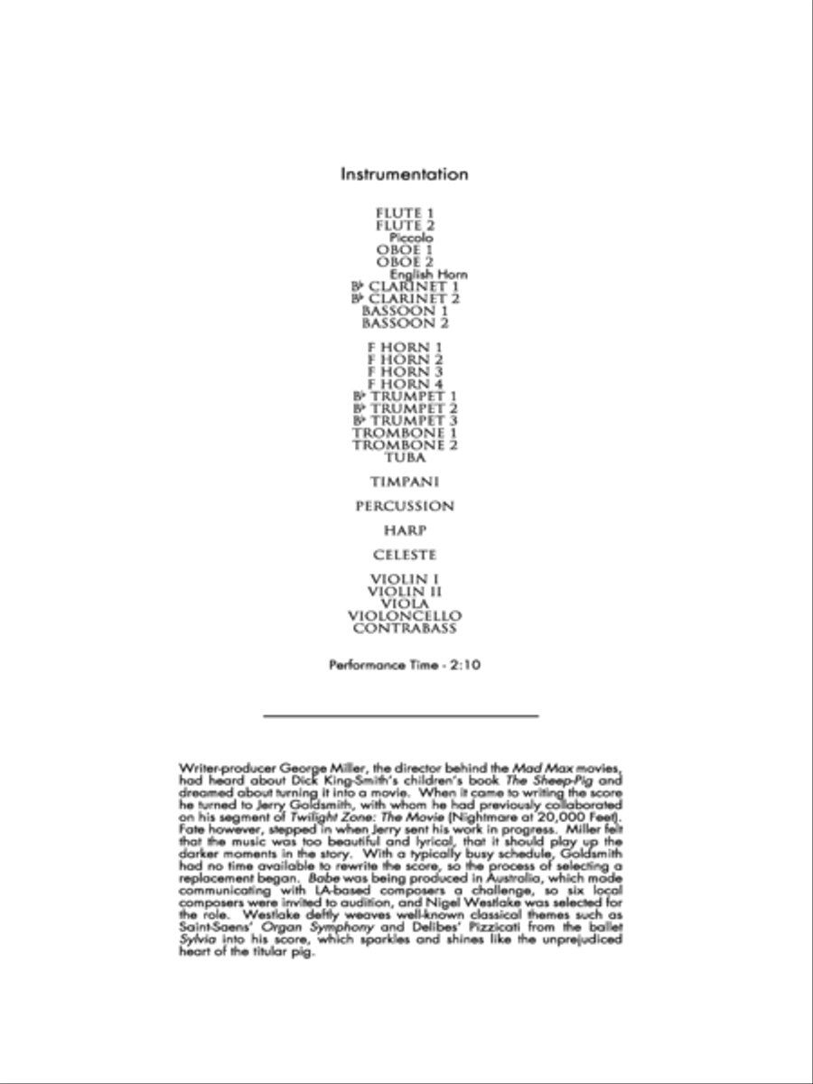 Round Up - Score Only Full Orchestra scores gallery preview page 2