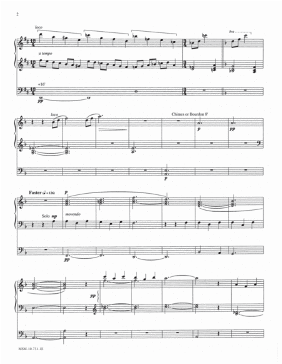 Wedding Suite: Prelude Organ scores gallery preview page 2