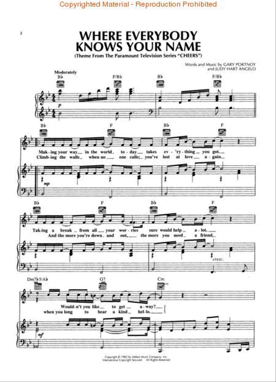<br>Sheet music extract