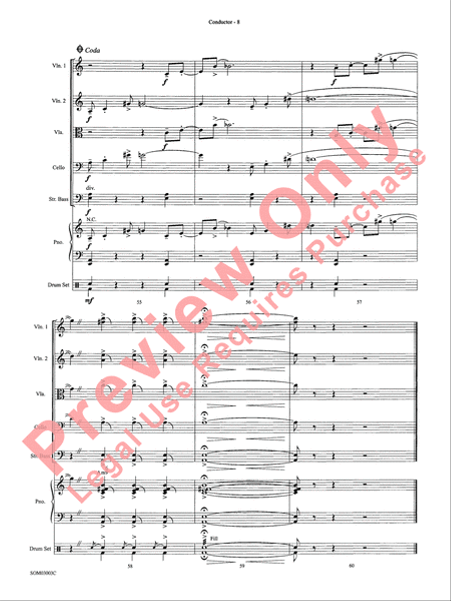 The James Bond Theme (from Die Another Day) String Orchestra scores gallery preview page 11