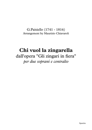 Book cover for Chi vuol la zingarella (Choral version)