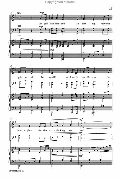 Bethlehem's Child - SATB Score with Performance CD image number null