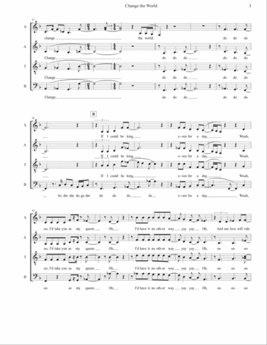 Change The World 4-Part scores gallery preview page 3