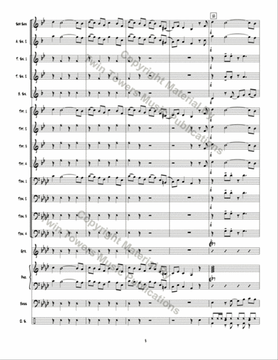 Jazz Revival Jazz Ensemble scores gallery preview page 4
