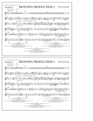Motown Production 1(arr. Tom Wallace) - Trumpet 2